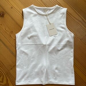 Everlane White Form Tank, NWT